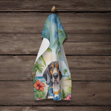 Load image into Gallery viewer, American English Coonhound Luau Kitchen Towel