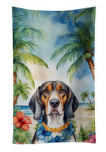 Load image into Gallery viewer, American English Coonhound Luau Kitchen Towel