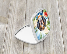 Load image into Gallery viewer, American English Coonhound Luau Compact Mirror – Stylish Purse Mirror with Artistic Covers