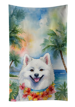 Load image into Gallery viewer, American Eskimo Luau Kitchen Towel