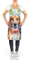 Load image into Gallery viewer, American Foxhound Luau Apron – Artist-Designed Kitchen, BBQ &amp; Craft Apron