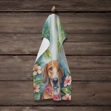 Load image into Gallery viewer, American Foxhound Luau Kitchen Towel