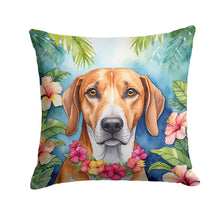 Load image into Gallery viewer, American Foxhound Luau Throw Pillow