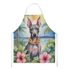 Load image into Gallery viewer, American Hairless Terrier Luau Apron – Artist-Designed Kitchen, BBQ &amp; Craft Apron