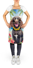 Load image into Gallery viewer, American Water Spaniel Luau Apron – Artist-Designed Kitchen, BBQ &amp; Craft Apron