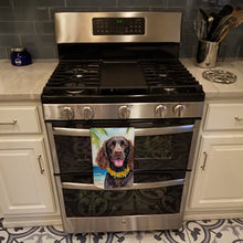 Load image into Gallery viewer, American Water Spaniel Luau Kitchen Towel