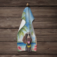 Load image into Gallery viewer, American Water Spaniel Luau Kitchen Towel