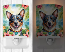 Load image into Gallery viewer, Australian Cattle Dog Luau Ceramic Night Light