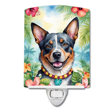 Load image into Gallery viewer, Australian Cattle Dog Luau Ceramic Night Light