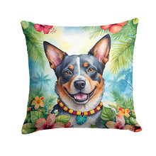 Load image into Gallery viewer, Australian Cattle Dog Luau Throw Pillow - 14x14 Decorative Pillow – Art for Your Home &amp; Patio