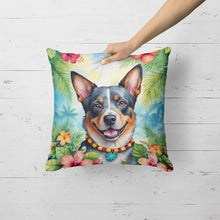 Load image into Gallery viewer, Australian Cattle Dog Luau Throw Pillow
