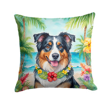 Load image into Gallery viewer, Australian Shepherd Luau Throw Pillow