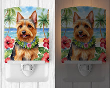Load image into Gallery viewer, Australian Terrier Luau Ceramic Night Light