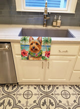 Load image into Gallery viewer, Australian Terrier Luau Kitchen Towel