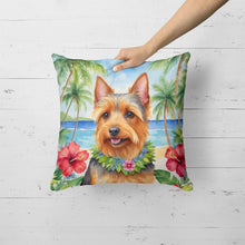 Load image into Gallery viewer, Australian Terrier Luau Throw Pillow