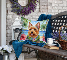 Load image into Gallery viewer, Australian Terrier Luau Throw Pillow