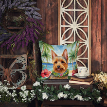 Load image into Gallery viewer, Australian Terrier Luau Throw Pillow
