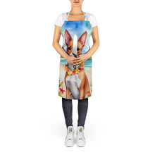 Load image into Gallery viewer, Basenji Luau Apron – Artist-Designed Kitchen, BBQ &amp; Craft Apron