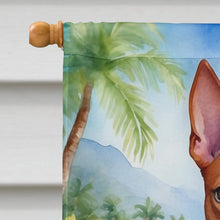 Load image into Gallery viewer, Basenji Luau House Flag