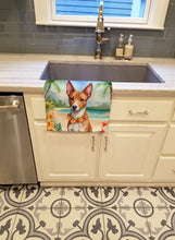 Load image into Gallery viewer, Basenji Luau Kitchen Towel