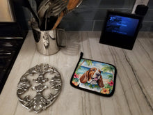 Load image into Gallery viewer, Basset Hound Luau Pot Holders - Set of 2 Decorative Kitchen Helpers | Made in the USA