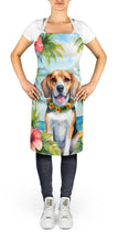Load image into Gallery viewer, Beagle Luau Apron – Artist-Designed Kitchen, BBQ &amp; Craft Apron