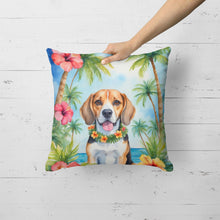 Load image into Gallery viewer, Beagle Luau Throw Pillow