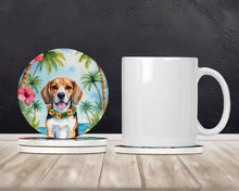 Load image into Gallery viewer, Beagle Luau Large Sandstone Coasters Pack of 4