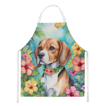 Load image into Gallery viewer, Beagle Luau Apron – Artist-Designed Kitchen, BBQ &amp; Craft Apron