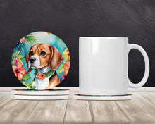Load image into Gallery viewer, Beagle Luau Large Sandstone Coasters Pack of 4