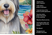 Load image into Gallery viewer, Bearded Collie Luau Kitchen Towel