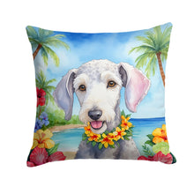 Load image into Gallery viewer, Bedlington Terrier Luau Throw Pillow