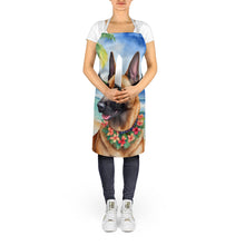 Load image into Gallery viewer, Belgian Malinois Luau Apron – Artist-Designed Kitchen, BBQ &amp; Craft Apron