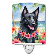 Load image into Gallery viewer, Belgian Sheepdog Luau Ceramic Night Light