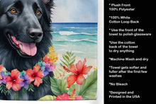 Load image into Gallery viewer, Belgian Sheepdog Luau Kitchen Towel