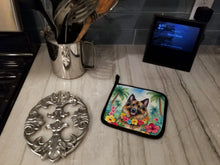 Load image into Gallery viewer, Belgian Tervuren Luau Pot Holders - Set of 2 Decorative Kitchen Helpers | Made in the USA