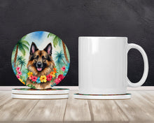 Load image into Gallery viewer, Belgian Tervuren Luau Large Sandstone Coasters Pack of 4