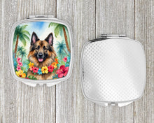 Load image into Gallery viewer, Belgian Tervuren Luau Compact Mirror – Stylish Purse Mirror with Artistic Covers