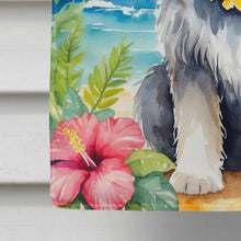 Load image into Gallery viewer, Bergamasco Sheepdog Luau House Flag