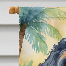 Load image into Gallery viewer, Bernedoodle Luau House Flag