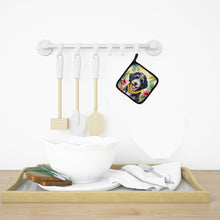 Load image into Gallery viewer, Bernedoodle Luau Pot Holders - Set of 2 Decorative Kitchen Helpers | Made in the USA