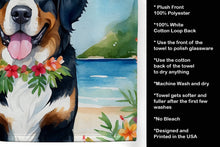 Load image into Gallery viewer, Bernese Mountain Dog Luau Kitchen Towel