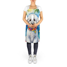 Load image into Gallery viewer, Bichon Frise Luau Apron – Artist-Designed Kitchen, BBQ &amp; Craft Apron