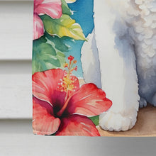 Load image into Gallery viewer, Bichon Frise Luau House Flag