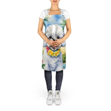 Load image into Gallery viewer, Bichon Frise Luau Apron – Artist-Designed Kitchen, BBQ &amp; Craft Apron