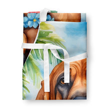Load image into Gallery viewer, Bloodhound Luau Apron – Artist-Designed Kitchen, BBQ &amp; Craft Apron