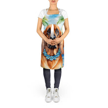 Load image into Gallery viewer, Bloodhound Luau Apron – Artist-Designed Kitchen, BBQ &amp; Craft Apron