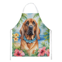 Load image into Gallery viewer, Bloodhound Luau Apron – Artist-Designed Kitchen, BBQ &amp; Craft Apron