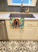 Load image into Gallery viewer, Bloodhound Luau Kitchen Towel