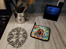 Load image into Gallery viewer, Bloodhound Luau Pot Holders - Set of 2 Decorative Kitchen Helpers | Made in the USA